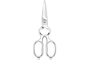 ‎JARVISTAR JARVISTAR Mehrzweck Küchenschere 21 cm, Scharfe Schere Küche Geschmiedet, Haushaltsschere, Knochenschere, Fleischschere, Trennbaren Klingen Edelstahl, Eingebauter Flaschenöffner und Nussknacker