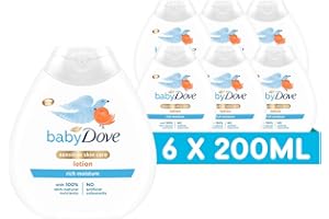UNILEVER Baby Dove Rich Moisture Baby Lotion 6 Pack (6 x 200ml)