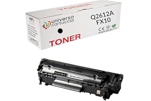 UNIVERSO CARTUCCIA Universocartuccia® toner Q2612A, kompatybilny z drukarkami Canon FX10 i HP Laserjet: 1010, 1012, 1015, 1018, 1020, 1020 Plus, 1022, 1022N, 1022NW, 3015, 3020, 30303 0, 305 0, 3052, 3055