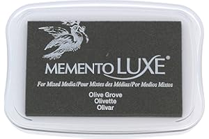 Memento Luxe d'encre Tsukineko Mixed Media Pad, Olive Grove