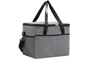 GUIYANIU Insulated Cooler Bag Soft Picnic Cool Bags Lunch Bag Outdoor Large Cooler Box for Camping, Shopping, BBQs, Travel, Parties, Portable Waterproof Thermal Cooling Bag