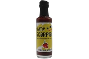 PIKA PIKA Lady Scorpion Hot Sauce (100 ml.) "She kills you slowly" // Ganadora "Golden-Chile-Awards" TX, EEUU // Picor: 9 de 10 - Frutos del Bosque con Trinidad Scorpion