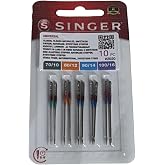 Singer Needle Set 10, Thickness 70/09, 80/11, 90/14 and 100/16