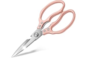 CGBE Ciseaux Cuisine, Ciseaux de Cuisine Multifonctions en Acier Inoxydable, Robustes, Tranchants, Ciseaux pour Poulet, Volaille, Poisson, Viande, Légume, Herbes