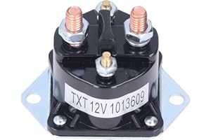 ARAMOX Club Car Solenoid, 12V Club Car Starter Solenoid Relay 1013609 Replacement for Carryall DS Precedent Series Gas
