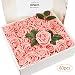 Produktbild Outuxed 60 Stücke künstliche Blumenkopf Rosenköpfe für Hochzeit zum Basteln oder zur Dekoration(rosa)