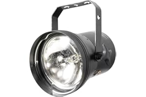 Eurolite T-36 - Foco led pinspot con cable, color negro