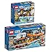 Produktbild Lego City 2er Set 60163 60165 Küstenwache-Starter-Set + Geländewagen mit Rettungsboot