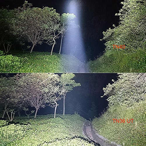 ThruNite® TN40S XP-L HI 4x CREE XP-L HI LEDs bis zu 4450 Lumen, Die Eine Max. Leuchtweite von is zu 1151 Metern Erreichen(Neutral Weiß) - 4