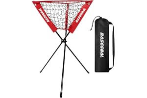 BaseGoal Baseball Caddy,Ball Caddy,Baseball Basket for Baseball Softball Batting Pitching Practice Training,Portable and Foldable