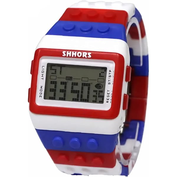 Orologio Digitale Unisex Con Cinturino Arcobaleno - Colori Vivaci, Economico E Divertente Per Donne, Uomini E Bambini