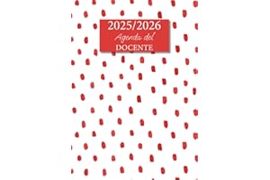 Agenda del Docente: Registro del Professore | Formato A4 | Pianificatore Settimanale per Insegnante | Anno Scolastico | Copertina Tocchi di Colore
