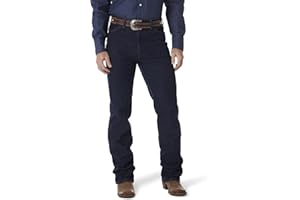 Wrangler Men's Cowboy Slim Fit Stretch Boot Cut Jean Pants