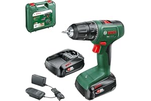 Bosch Home and Garden Wiertarka Akumulatorowa Bosch EasyDrill 18V-40, 2 Akumulatory 2 Ah, System 18V, Walizka