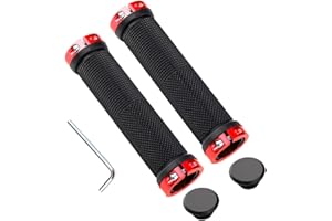 QitinDasen Professional Bicycle Grips - Ergonomic Non-Slip Rubber Handlebar Protectors for MTB & BMX