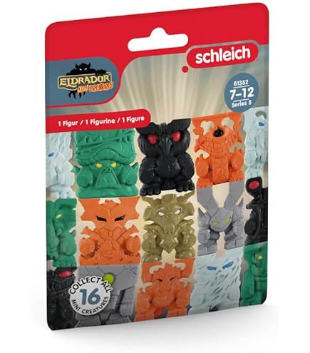 Schleich Eldrador Mini Creatures Série 1 – Figurines Magiques Des 4 éléments (feu, Eau, Pierre, Glace), Pour Aventures Fantastiques