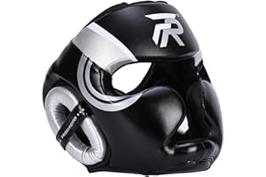 harayaa Casque de Boxe, Protection du Front et des Oreilles, Protection complète du Visage, équipement de Protection pour l'entraînement