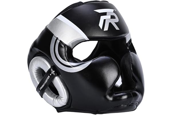 harayaa Casque de Boxe, Protection du Front et des Oreilles, Protection complète du Visage, équipement de Protection pour l'entraînement