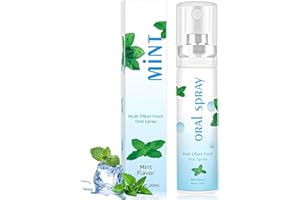 UNIIWEEL Pro-Biotic Dry Mouth Spray & Breath Freshener Spray, Mint Flavor 20ML, Long-Lasting Moisturizing Oral Care for Bad Breath, Freshens Mouth & Fights Unpleasant Odor