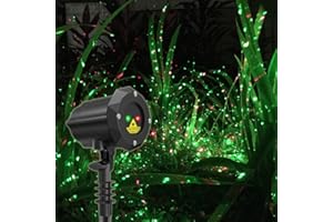 Dalanpa Garden Christmas Lights Firefly Star Projector Outdoor Indoor for Home and Garden Color Red Green