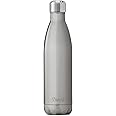 S'well LWB-SLVR07 Stainless Water Bottle, 18-8 Steel, Silver Lining