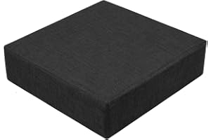 GBKDQQ Boosterkudde, 50 x 50 x 10 cm, stolskudde, uppresningsstöd, sittkudde i minnesskum, golvkudde för vardagsrum, solstola