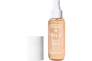 MCoBeauty - Fragrance Mist No.4 - Light Body and Hair Spray with Caramel, Macadamia, White Chocolate and Sea Salt - Holiday Essentials, Body Mist, Fragrance for Women - 90ml Bottle