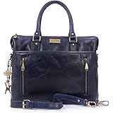 CATWALK COLLECTION - Vera Pelle - Borsa a Tracolla da Lavoro/Borse a Mano/Spalla/Messenger/Business/Tracolla Regolabile e Rim