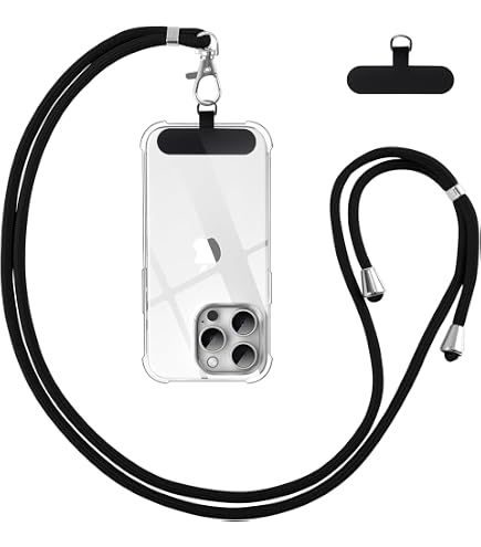 ISOI Cover con Cordino per TCL 505, Custodia Trasparente con