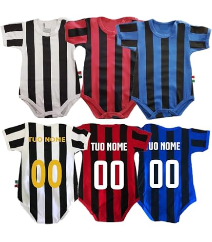 Body Neonato Bimbo Bimba Bari Cuore Barese Tifo Squadra Sport - 9