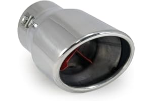 CARJOY Embout D'echappement De Voiture En Acier Inox Chrome Universel