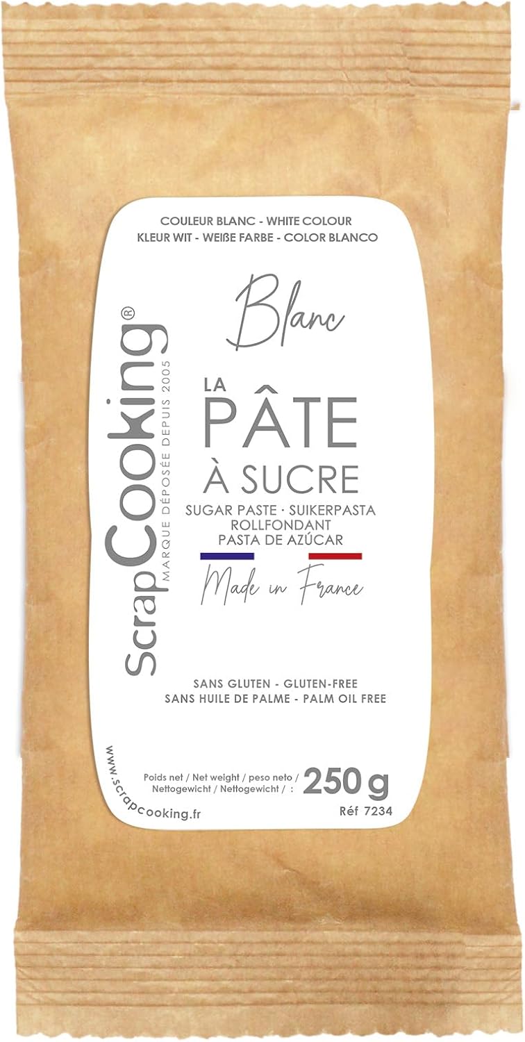 Bilan des Avis Consommateurs Vérifiés sur ScrapCooking Sachet Pâte à Sucre Blanc Aromat