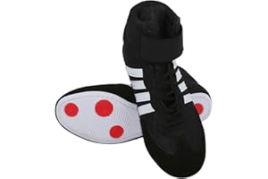 GOLDENEAMEISEN Scarpe da Boxe Uomo,Scarpe da Wrestling Uomo,Scarpe da Boxe,Traspiranti,Antiscivolo,Comfort stabilità,Suola Antiscivolo,Resistenti all'Usura,per Taekwondo,Arti Marziali,Sanda,Boxe