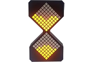 JIELE Temporizador electrónico LED reloj, arena digital ajustable 1-30 min, recargable, regalos creativos