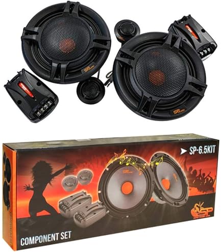 Kit 2 Altoparlanti Coassiali SP Audio SP-5.25C - 13 Cm 100W RMS, 4 Ohm, Con Griglie Omaggio