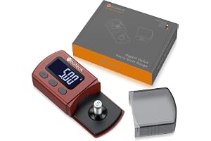 Neoteck Digital skivspelare Stylus Force Scale Gauge 0,005 g/100 g med blå LCD-bakgrundsbelysning och 5 g kalibrering, pekskä