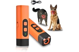 PASLFC Antibell Ultraschall Gerät,Anti Bell Gerät Hunde,Bellstopp für Hunde,Ruhemeister Hund,Hundeabwehr Ultraschall,Dreigang-Frequenzumwandlung für das Alle Katzen und Hunde im Innen- und Außenbereich