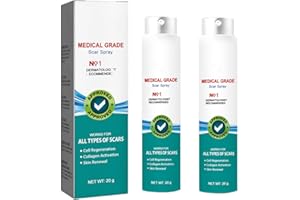 AHERAR Scarremove Advanced Scar Spray for All Types of Scars,Scar Removal Spray,Scar Remove Medical Grade Scar Spray (2Pcs)
