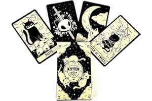 NOPKESV Katzentarot, Tarotkarten mit Bedeutungen, Schlüsselwörtern, Elementen, Planeten, Chakren, Ja oder Nein, Tönen, Numerologie