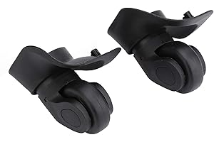 Alomejor Silent Wear koła pasowe do bagażu, walizki z PCW, mocowania kół, do bagażu, walizki, walizki na kółkach