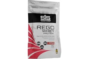 Science In Sport REGO Whey Protein Powder | Muscle Building & Recovery with BCAA Amino Acids | Chocolate Flavour, 450 Grams, 15 Servings