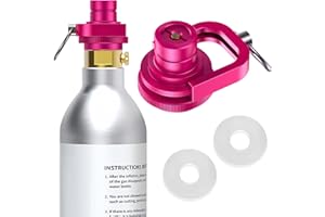 fioay Upgrade Adattatore rapido CO2, Quick CO2 Adattatore Compatibile con Serie Terra/Art/Duo/E-Terra, Collegamento di Bottiglie di CO2,425g 60L Filettatura trapezoidale TR21-4,F-QC2.0