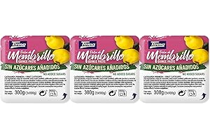 Tirma Dulce de Membrillo | Sin Azúcares Añadidos | Crema de Membrillo de Canarias | Mermelada de Membrillo | Pasta de Membrillo | Sin Gluten | 3 Barquetas, 300g