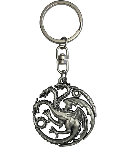 Porte-clés Officiel Game Of Thrones - Maison Lannister - En PVC, Dimensions 5.2x3.5 Cm