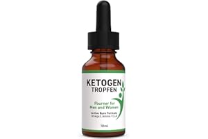 ‎GOOD LIVING PRODUCTS Ketogen Tropfen - V2022 | Keto Tropfen Hochdosiert | 10 ml Inhalt pro Flasche (1x)