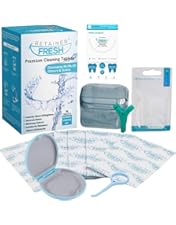 2 Pieces Retainer Case, BVN Retainer Box With 2 Pieces Aligner Removal Tool, Orthodontic Denture Box, Mouth Guard Case, White