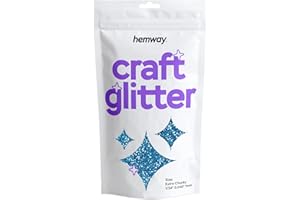 Hemway Ocean Blue Craft glitter Extra Chunky 1/24" 0,040" 1MM