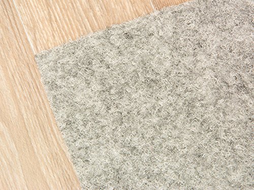 Premium Rasenteppich Kunstrasen Patio mit Noppen – Farbe Grau | Vliesrasen mit Drainage | Gesamthöhe ca. 7,5mm | Gewicht 1100g/m² | Pflegeleichte Strapazierfähig | Kunstrasenteppich – 2,00m x 3,00m - 3
