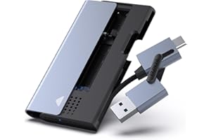 Obudowa dysku SSD BENFEI M.2 NVME SATA, 10Gb/s USB Type-C/Type-A do NVME PCI-E SATA M-Key/(B+M) Kluczowa obudowa dysku półprzewodnikowego Obsługa UASP Trim dla dysków SSD NVME/SATA 2230/2242/2260/2280