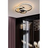 Sole Modern Design Living Room - Kitchen - Hall White Led 3-Piece Chandelier (Black)